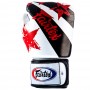 Fairtex BGV1 Боксерские Перчатки Тайский Бокс "Nation Print" Белый